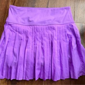 Pleated Purple Women's Skirt